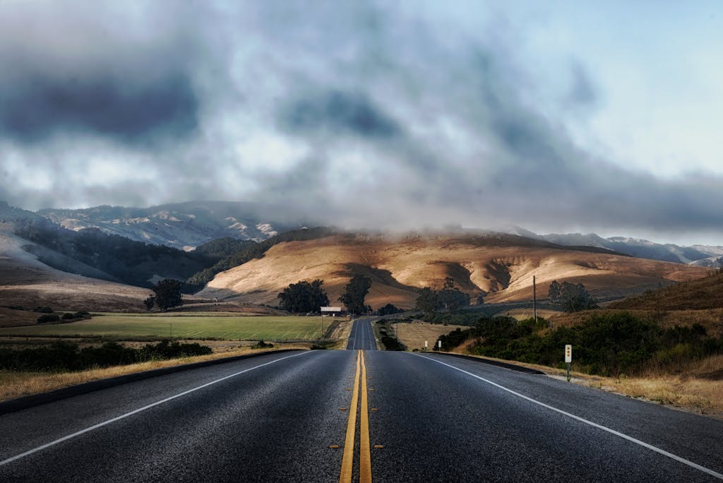 Black Asphalt Road